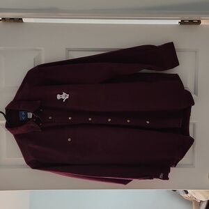 Men's long sleeve button down Pillsbury doughboy shirt